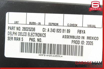 05-11 Mercedes CLS500 SLK280 E350 Sirius Satellite Radio Receiver 2408208189 OEM
