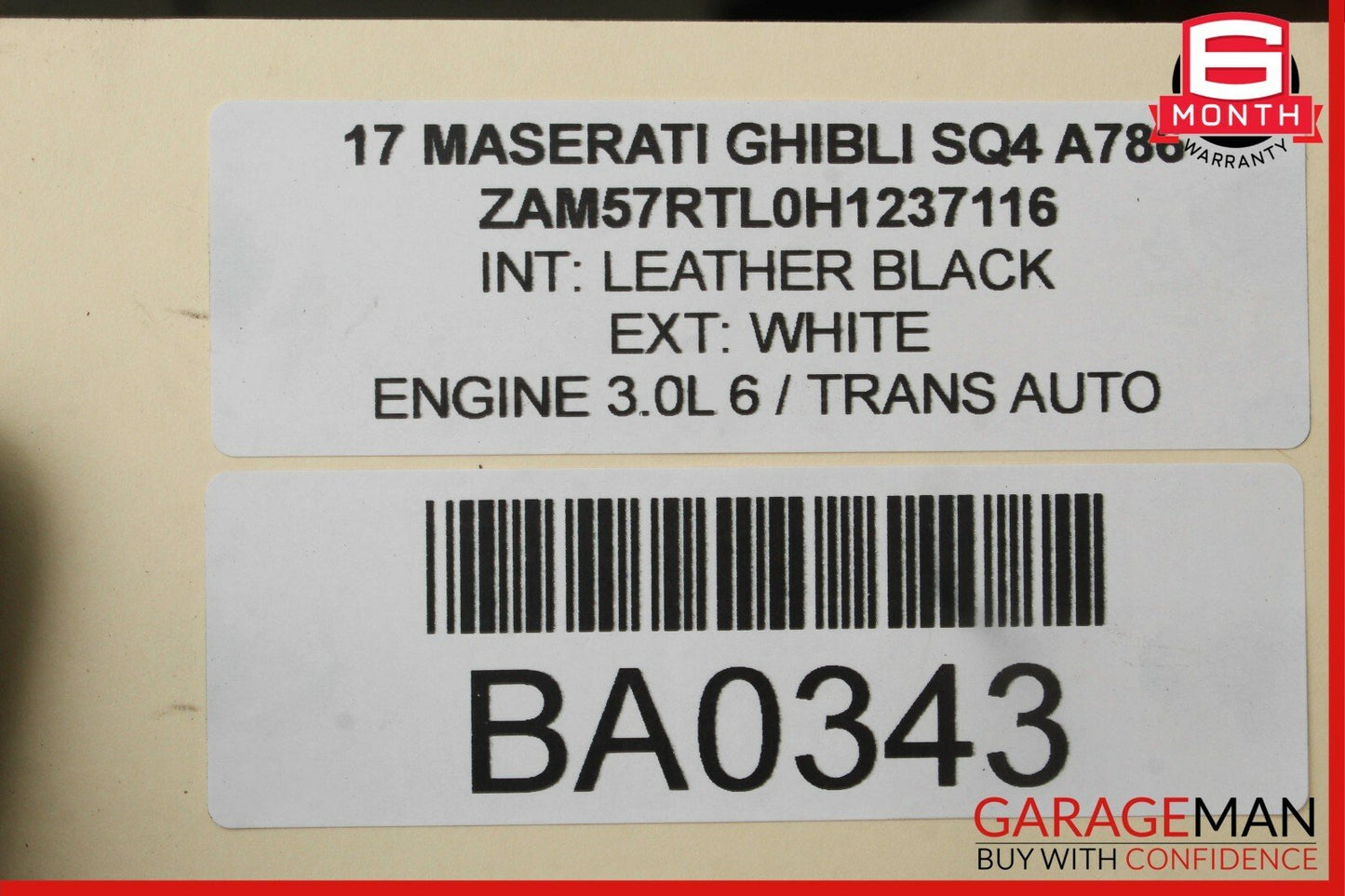 14-18 Maserati Ghibli Quattroporte Rear Left / Right Side Lower Control Arm OEM