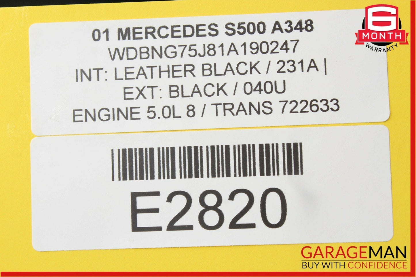 00-06 Mercedes W215 CL500 S500 AC A/C Air Conditioning Cooling Condenser OEM