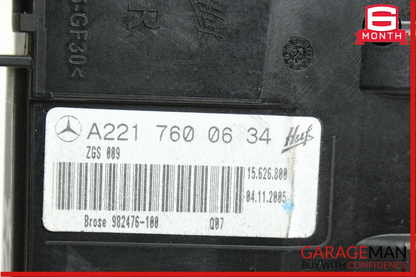 07-13 Mercedes W221 S550 Front Right Side Keyless Go Exterior Door Handle Black