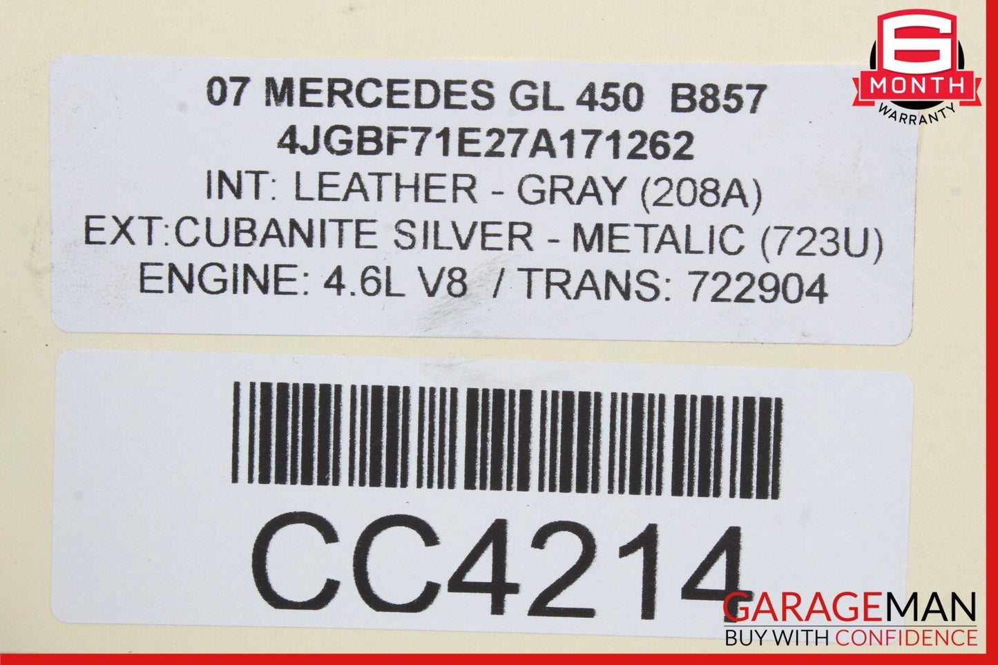 06-12 Mercedes X164 GL450 R350 ML350 Transmission Transfer Case Gear Box OEM