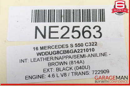 14-20 Mercedes W222 S550 Rear Left or Right Side Upper Rearward Control Arm OEM