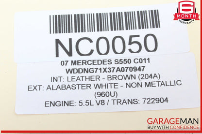 07-14 Mercedes W221 S550 CL550 SLK350 Sirius Satellite Radio Module Receiver OEM