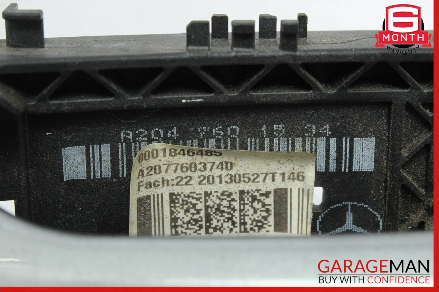 10-13 Mercedes W212 E350 Front Left Side Exterior Door Handle Assembly Silver