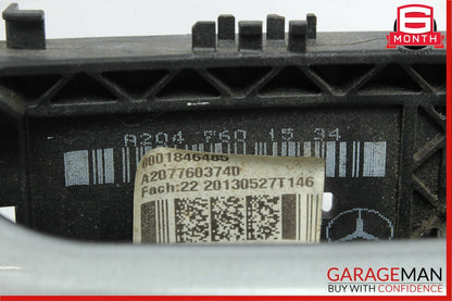 10-13 Mercedes W212 E350 Front Left Side Exterior Door Handle Assembly Silver