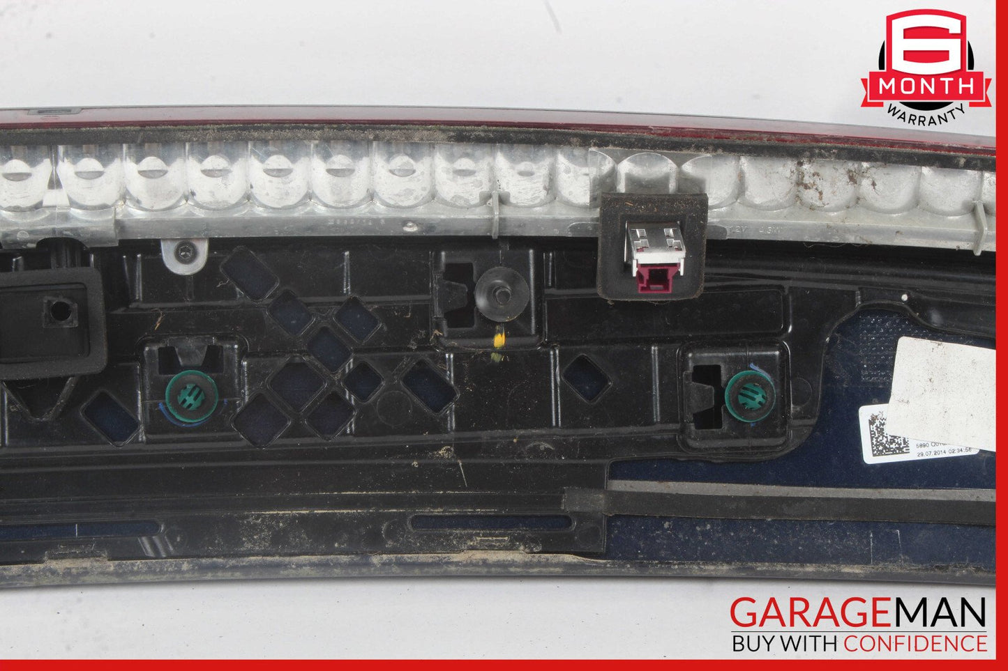 11-16 Mercedes W212 E350 Wagon Rear Tailgate Spoiler Cavansite Blue OEM