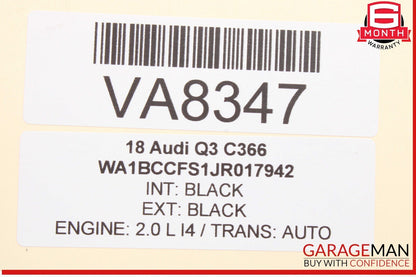 12-18 Audi Q3 S6 SQ5 Rear Left Driver Side Window Regulator Motor 8K0959811A OEM