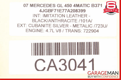 07-16 Mercedes X164 GL450 4MATIC GL320 3rd Third Row Seat Motor 1648201942 OEM