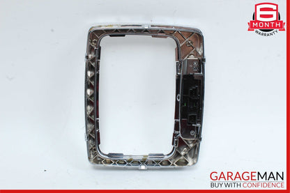 08-14 Mercedes W204 C350 E350 Center Console Shift Shifter Bezel Trim Silver OEM