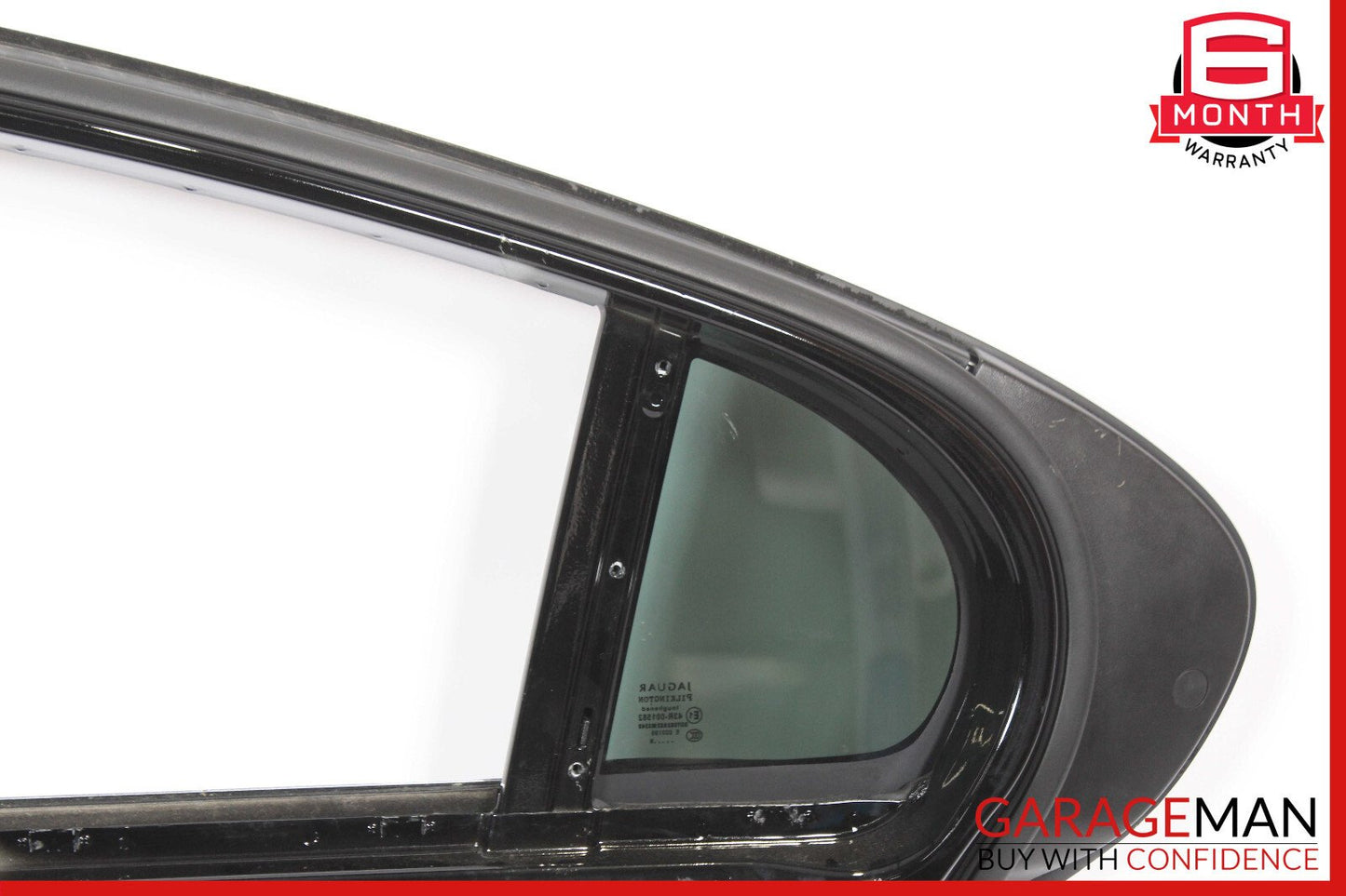 09-15 Jaguar XF Rear Right Door Shell Panel Black OEM
