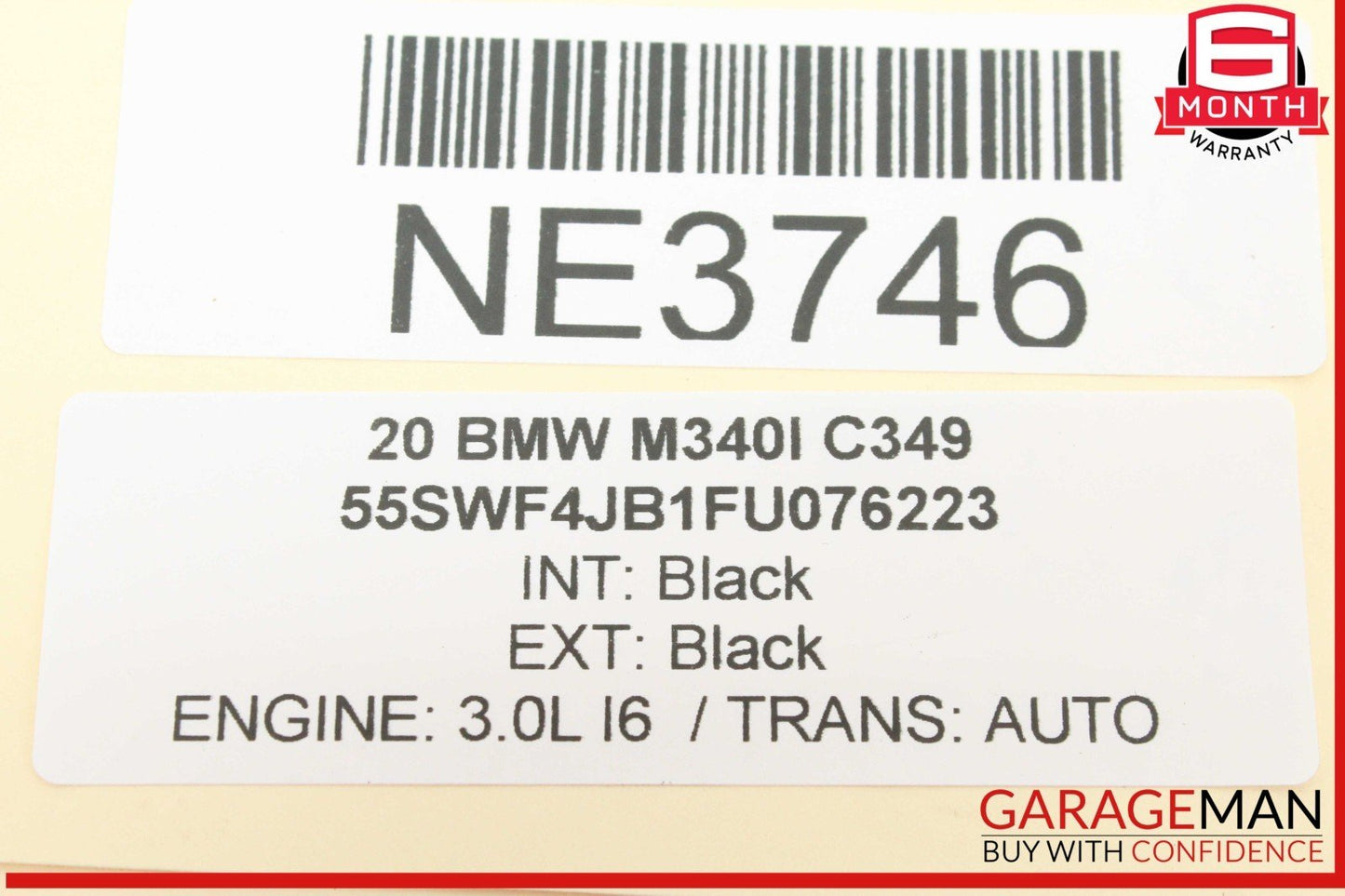 19-24 BMW M340i G20 Rear Left Driver Side Door Lock Latch Actuator 7445047 OEM