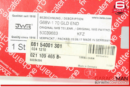 07-09 Audi Q7 Volkswagen Touareg Timing Chain 03H109465 OEM