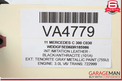 06-12 Mercedes W204 C300 E350 C350 V6 M272 Left Side Exhaust Manifold Header OEM