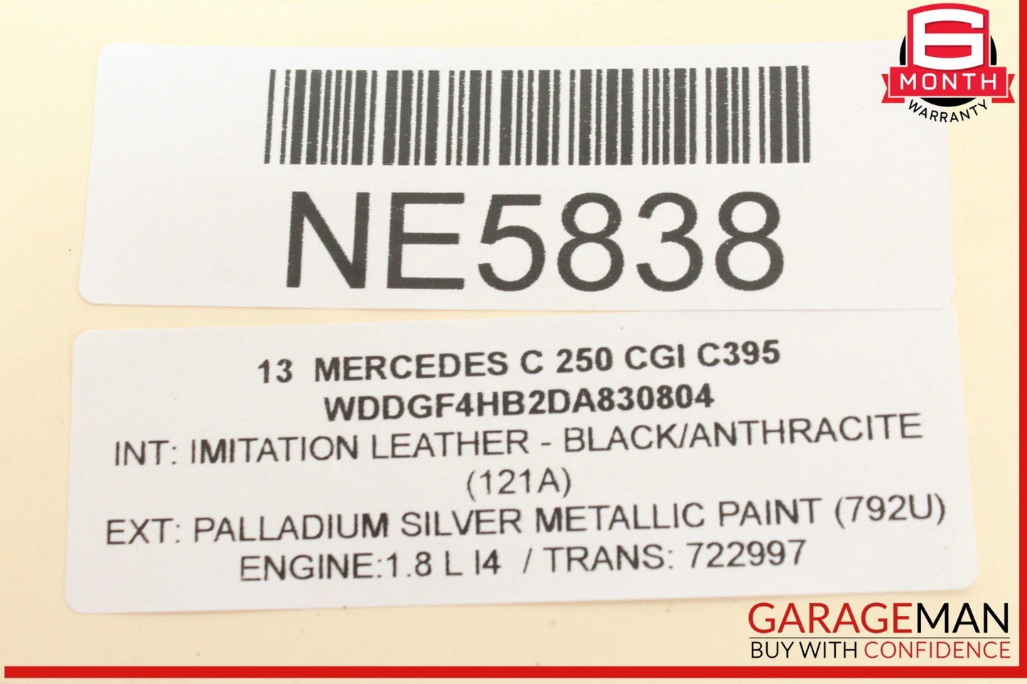 08-18 Mercedes W204 C250 CGI Front Right Passenger Side Door Control Module OEM