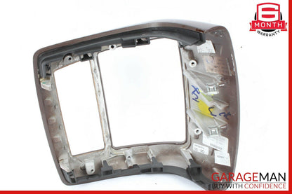 07-13 Mercedes W221 S550 S63 AMG Center Console Rear AC Control Trim Bezel Wood