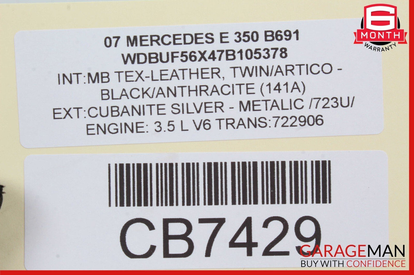 03-09 Mercedes W211 E320 E500 Hazard Door Lock Switch Control Panel Wood OEM