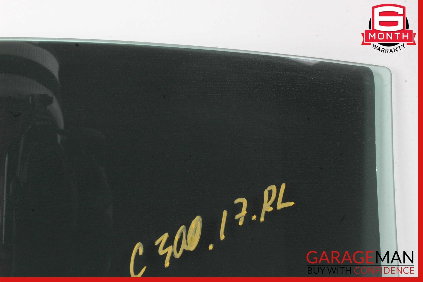 15-20 Mercedes W205 C300 350e C400 Rear Left Side Door Window Glass OEM