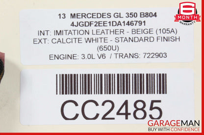 13-16 Mercedes X166 GL450 GL550 Rear Diff Differential Axle Carrier OEM