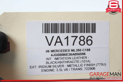 06-13 Mercedes W164 ML350 GL450 GL320 Front Drive Shaft Driveshaft Axle OEM