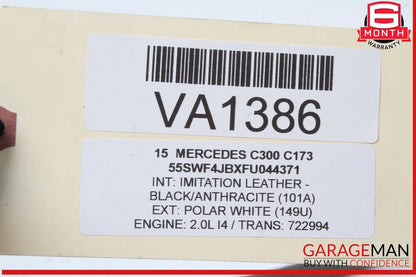 08-17 Mercedes W205 C300 E350 SLK250 Trunk Lid Latch Lock Actuator OEM