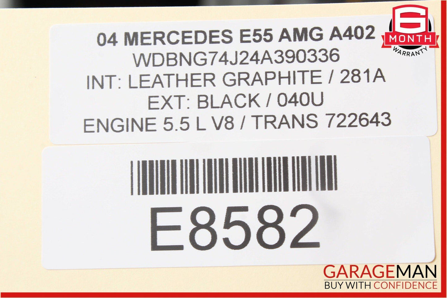 03-06 Mercedes W211 E55 Communication Voice Control Module 2118206285 OEM