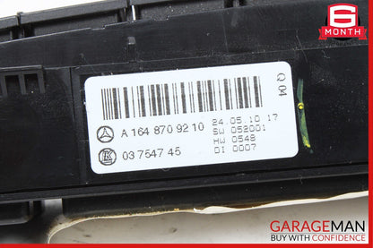 06-12 Mercedes X164 GL450 ML550 Hazard Control Switch Panel 1648709210 OEM