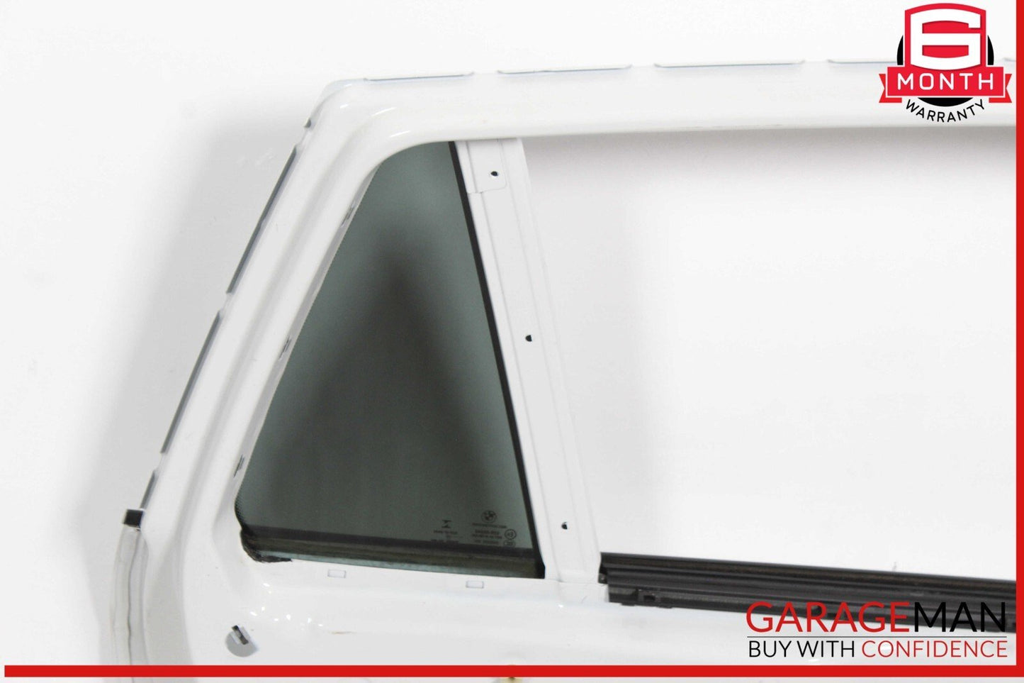 12-15 BMW X1 Rear Left Driver Side Door Shell White OEM
