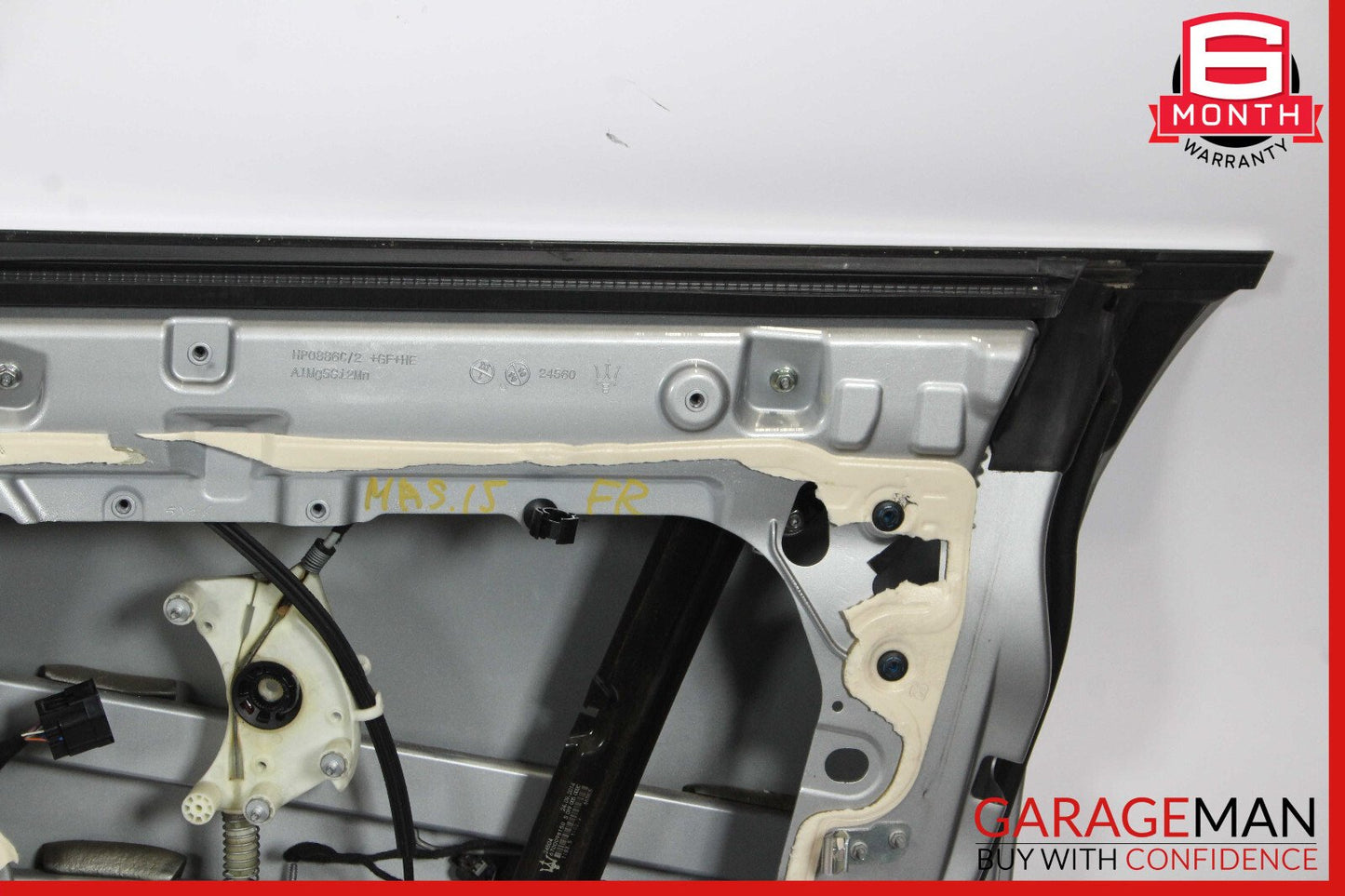 14-17 Maserati Ghibli Front Right Passenger Side Exterior Door Shell Frame Panel