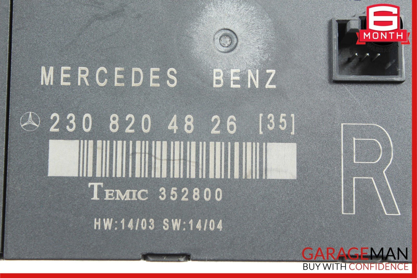 03-12 Mercedes R230 SL500 SL55 AMG Front Right Side Door Control Module Unit OEM