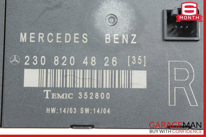 03-12 Mercedes R230 SL500 SL55 AMG Front Right Side Door Control Module Unit OEM