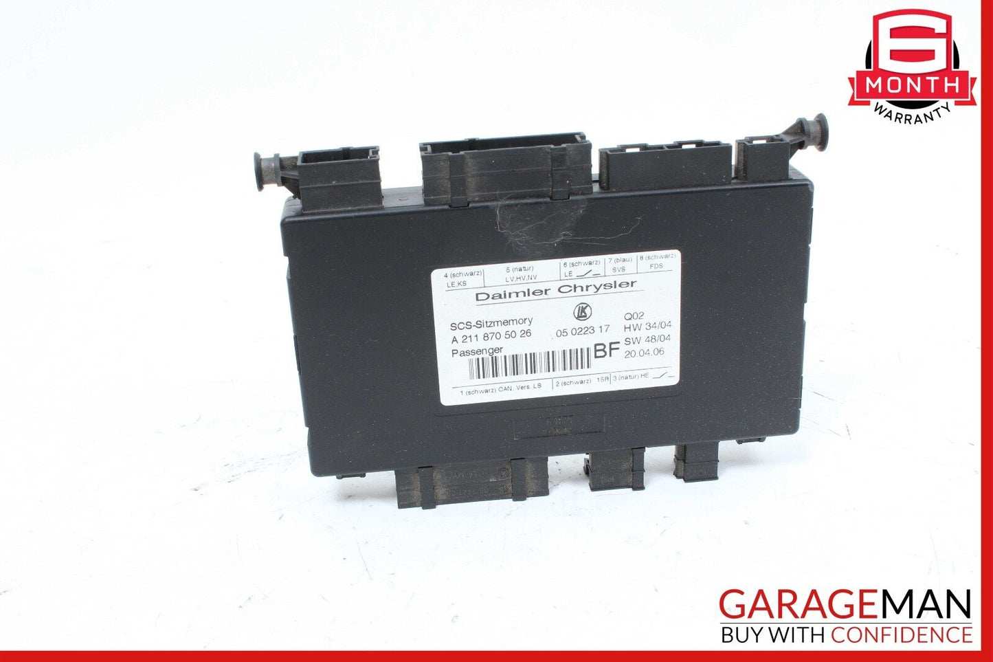 03-12 Mercedes X164 GL450 ML550 Front Right Side Seat Control Module Unit OEM