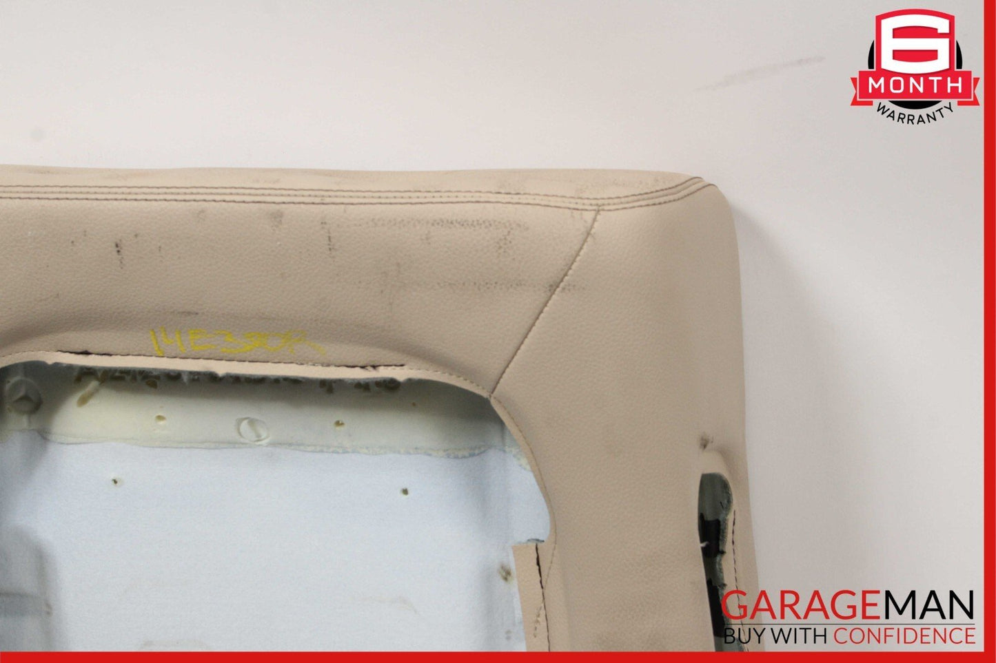 10-16 Mercedes W212 E350 E550 Front Right Side Top Upper Seat Cushion Beige OEM