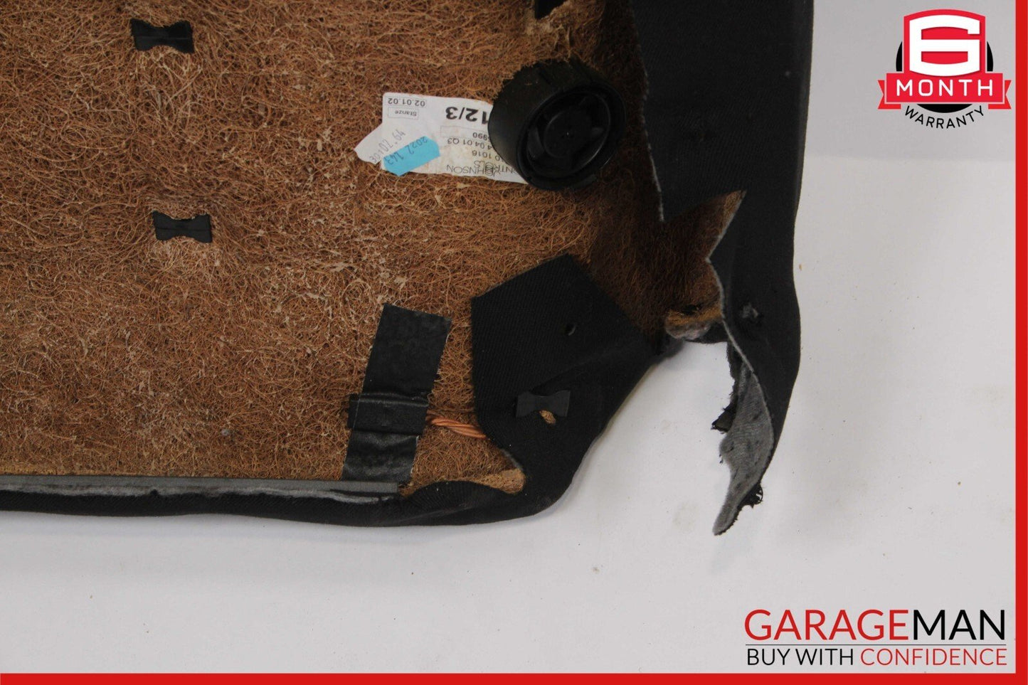 03-06 Mercedes R230 SL500 Front Right Side Top Upper Seat Cushion Anthracite