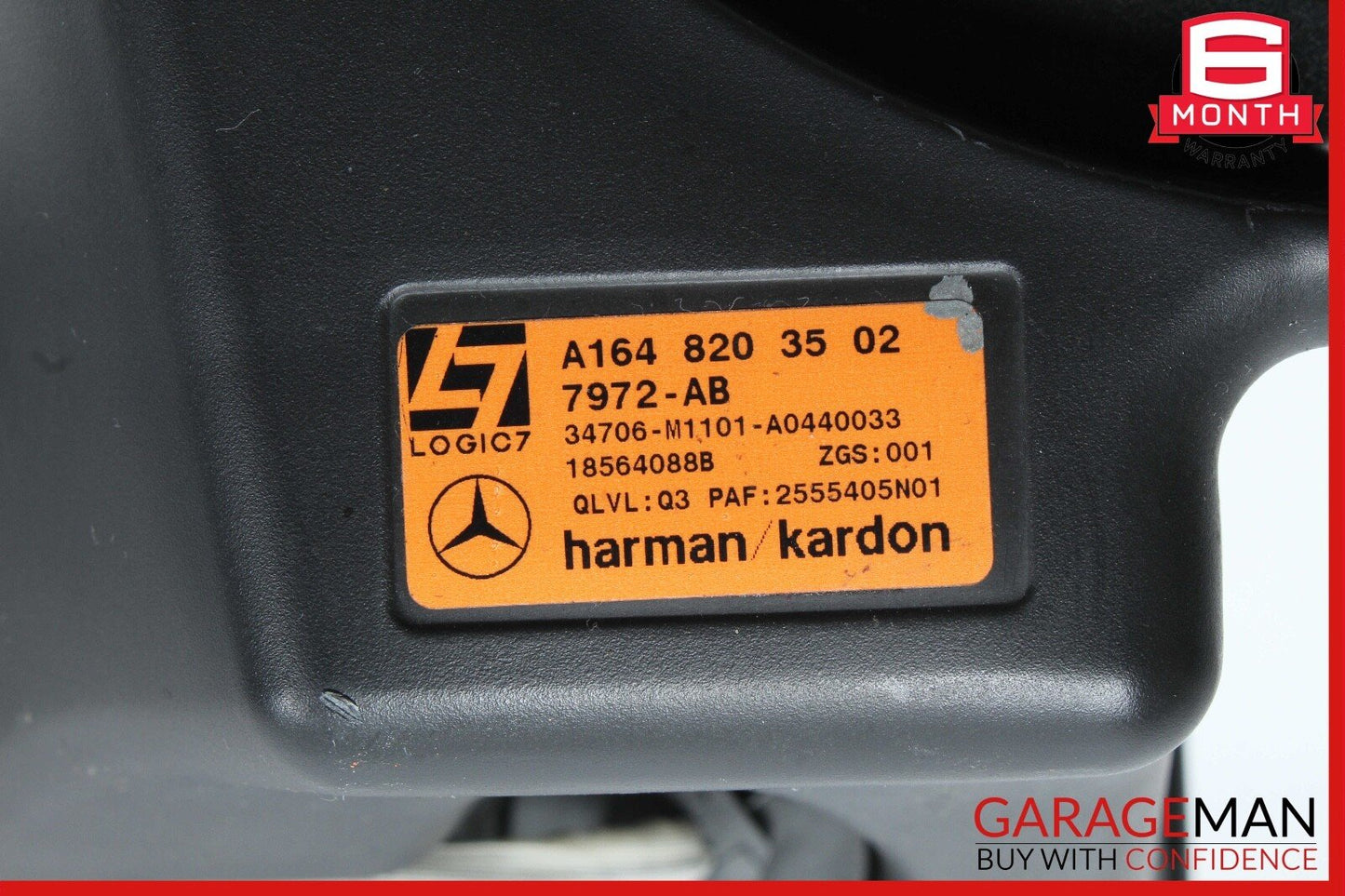 07-12 Mercedes X164 GL450 4MATIC Rear Subwoofer Audio Speaker Harman Kardon OEM