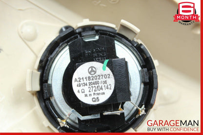 03-09 Mercedes W211 E320 E55 AMG Front Left Side Tweeter Speaker Cover Beige OEM