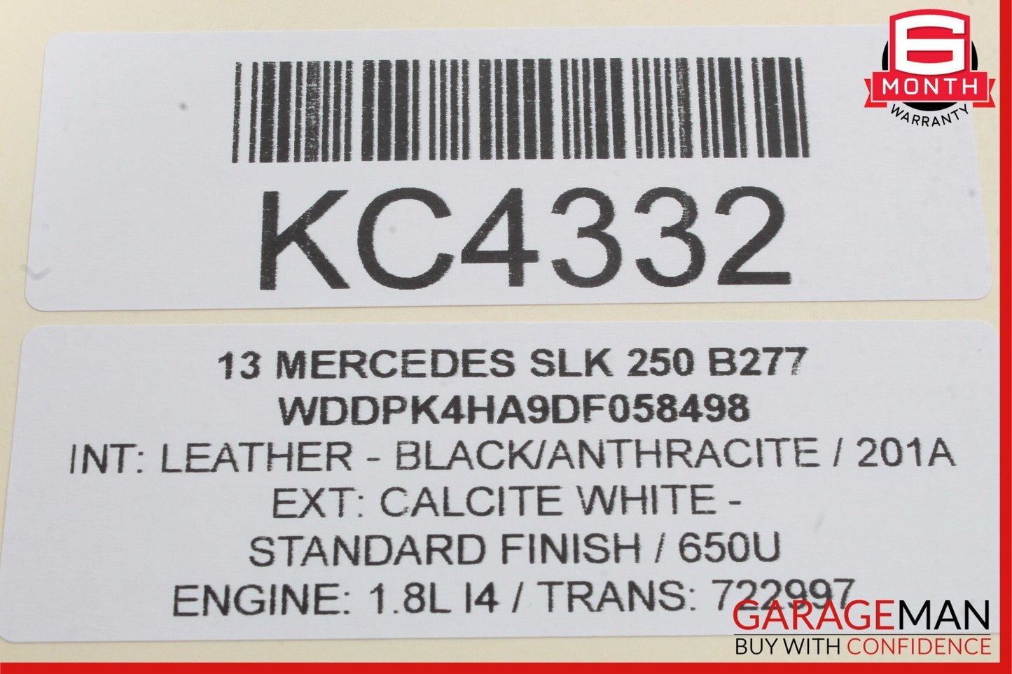 12-20 Mercedes R172 SLK250 SLC300 SL550 Front Dashboard A/C Air Vent OEM