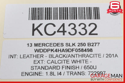 12-20 Mercedes R172 SLK250 SLC300 SL550 Front Dashboard A/C Air Vent OEM