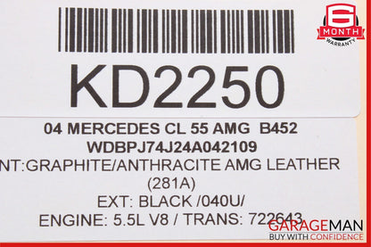 Mercedes S430 SLK280 CLK500 CL500 E320 CL55 AMG Anti Theft Alarm Module Unit OEM
