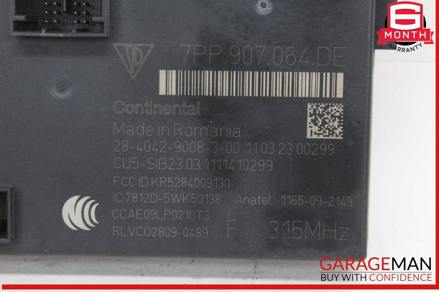 11-14 Porsche Cayenne 958 Front Body Computer Control Module Unit 7PP907064DE