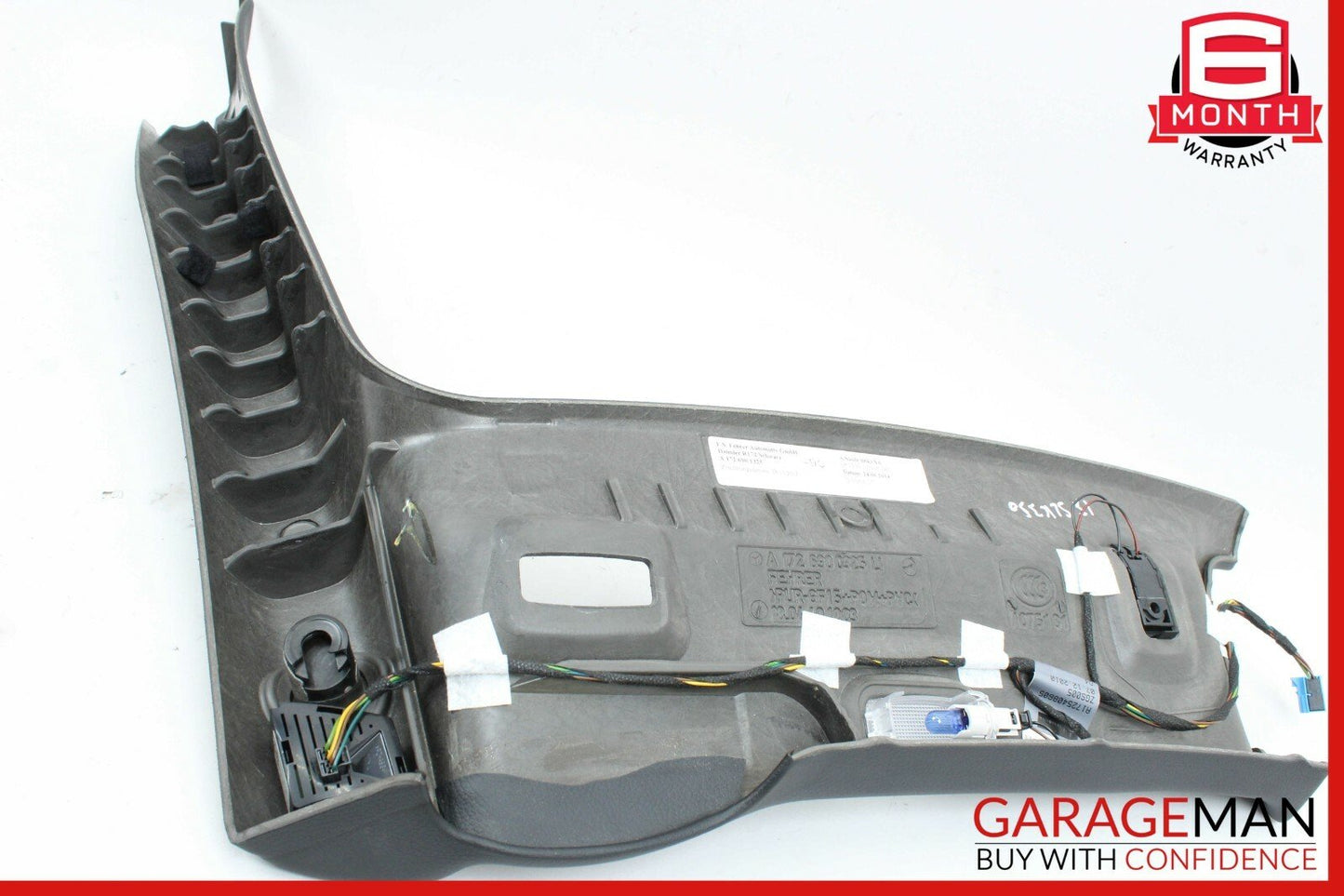 12-16 Mercedes R172 SLK350 Front Left Side A Pillar Trim Cover Panel Black