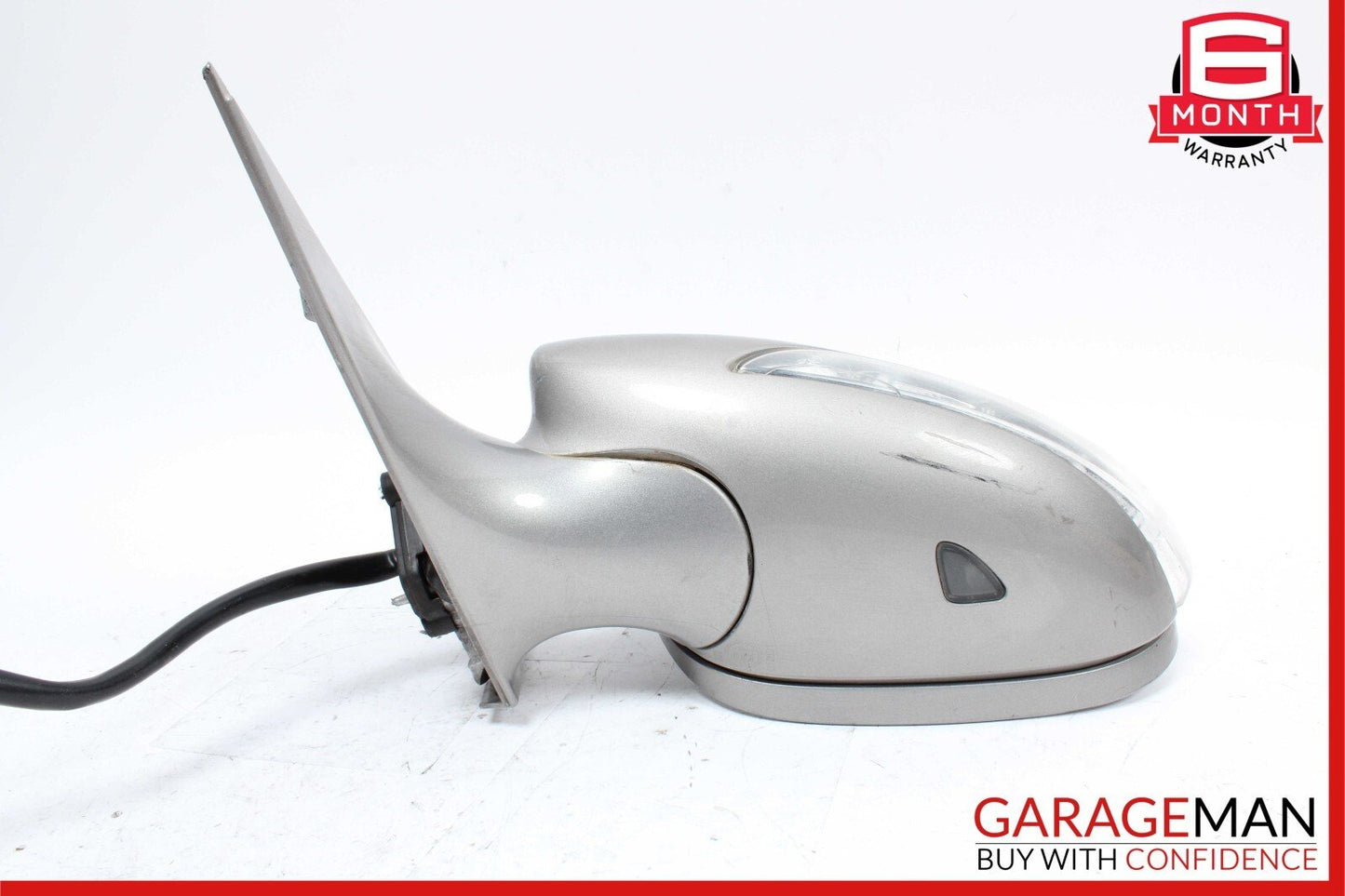 07-09 Mercedes W221 S550 Front Left Side Mirror Door Rear View Cubanite Silver