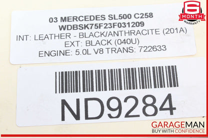 00-06 Mercedes R230 SL500 Front ABC Hydraulic Valve Block Suspension Pump OEM