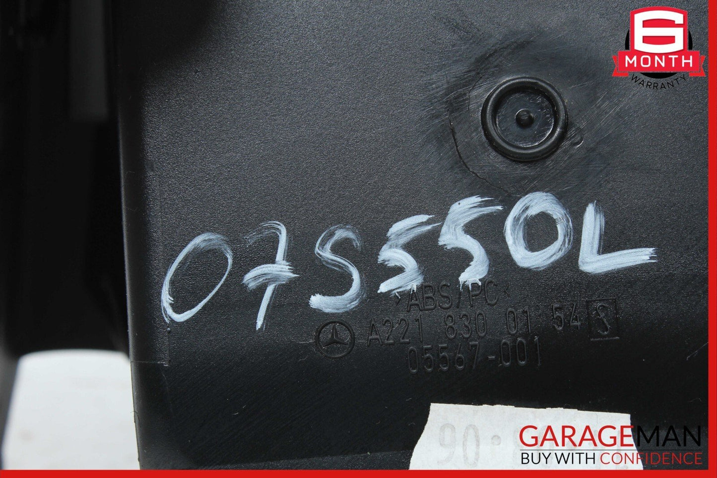 07-13 Mercedes W221 S550 CL550 Front Left Side Dashboard AC A/C Air Vent Trim