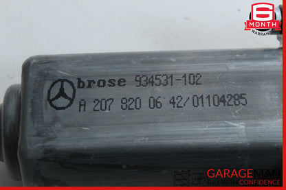 10-17 Mercedes W207 E350 Coupe Front Right Side Door Window Regulator Motor Unit