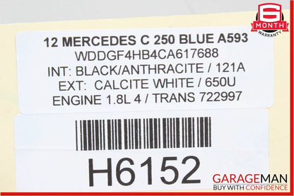 08-14 Mercedes W204 C250 C300 C350 Front Left Bumper Impact Absorber Bracket OEM