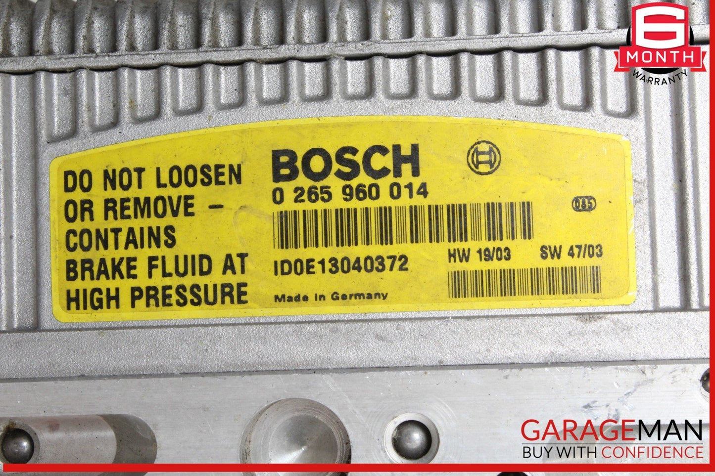 03-08 Mercedes R230 SL500 SL55 E55 AMG SBC ABS Anti Lock Hydraulic Brake Pump