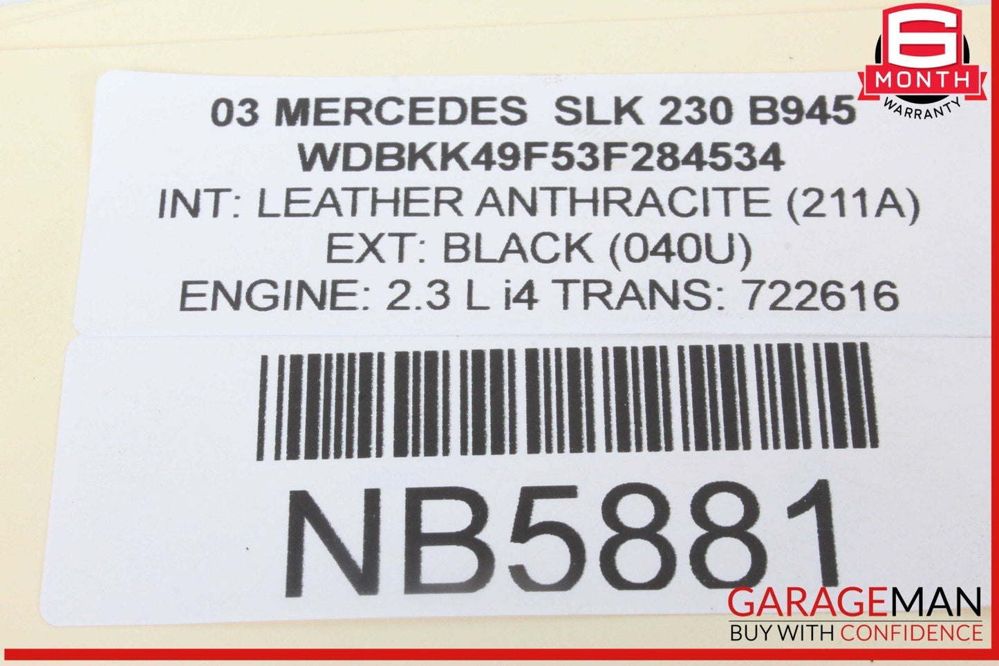 97-04 Mercedes R170 SLK230 SLK320 Rear Left / Right Lower Suspension Control Arm