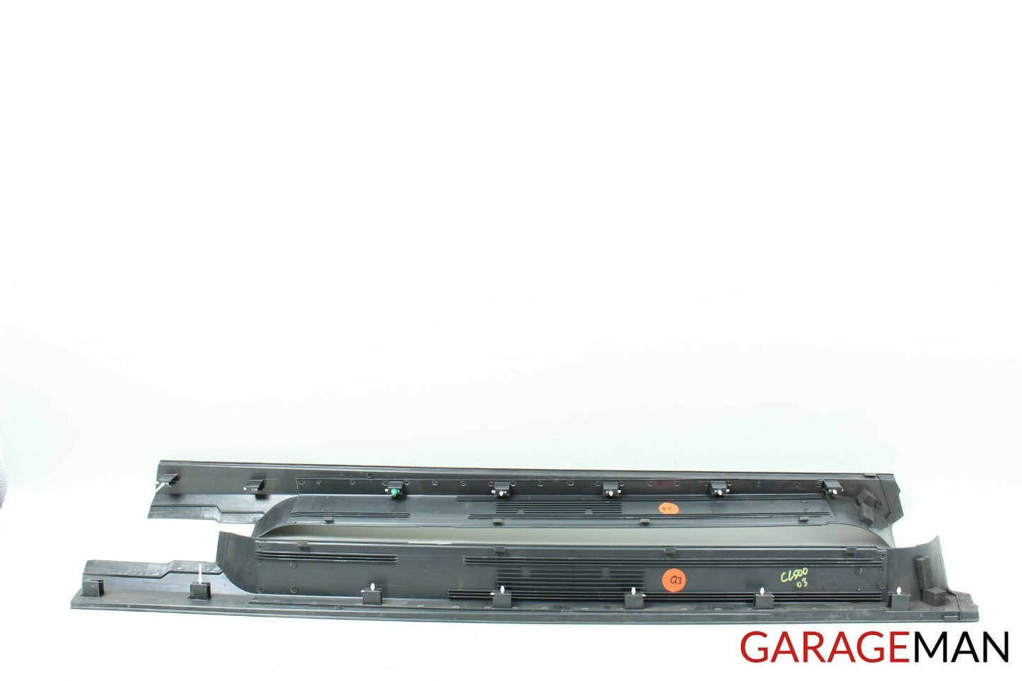 00-06 Mercedes W215 CL500 Front Right & Left Door Sill Scuff Plate Cover Set OEM