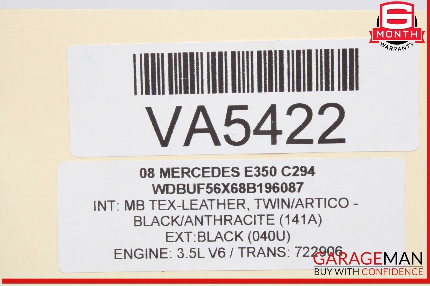 05-13 Mercedes-Benz E350 W211 Engine Timing Chain Cover Plate 2720150201 Genuine