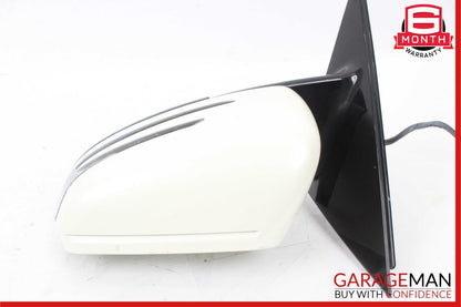 10-13 Mercedes W221 S63 AMG Front Left Driver Side Mirror Door Rear View White